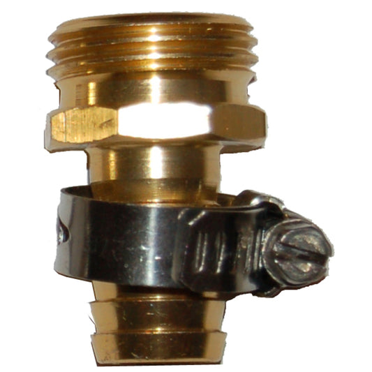 Rugg 3/4 in. Brass Threaded Male Hose Coupling (Pack of 30).