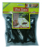 Pot Toes 3 in. H Black Plastic Plant Stand