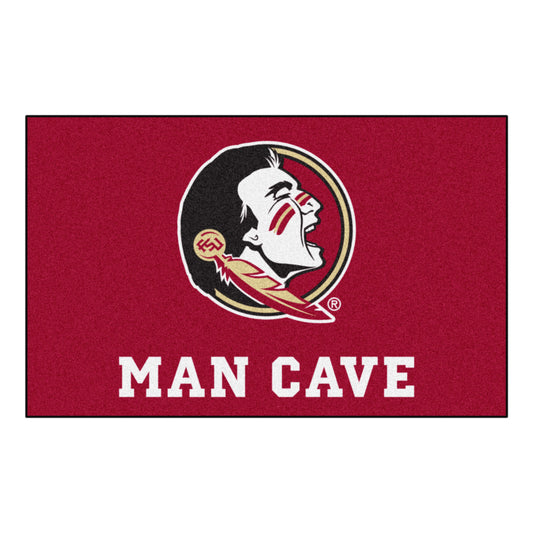 Florida State University Man Cave Area Rug - 5ft. X 8 ft.