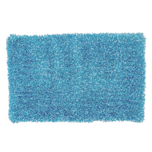 Alfombra de baño de algodón y poliéster azul Sttelli Intermix de 32 pulgadas de largo y 20 pulgadas de ancho (paquete de 3)