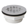 BK Products 4.5 in. D Chrome PVC Shower Drain