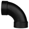 Charlotte Pipe 4 in. Hub X 4 in. D Hub ABS 90 Degree Elbow - Open Box
