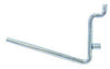 Crawford Zinc Plated Black/Silver Steel 1.5 in. Peg Hooks 6 pk