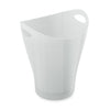Umbra 2.25 gal. White Garbino Wastebasket