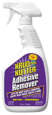 Krud Kutter Odorless Liquid Adhesive Remover 32 oz. (Pack of 4)