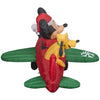 Gemmy Airblown Animated Christmas Inflatable Mickey Mouse and Pluto in Airplane 54 in. Inflatable