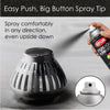 Krylon Black Stainless Metallic Fusion All-In-One Spray Paint 12 oz. (Pack of 6)