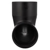 Charlotte Pipe 3 in. Spigot X 4 in. D Hub ABS 90 Degree Elbow