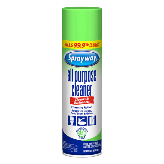 Sprayway Fresh Scent All Purpose Cleaner Aerosol 19 oz. (Pack of 6)
