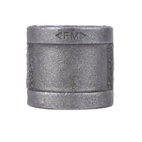 BK Products 1 in. FPT  x 1 in. Dia. FPT Black Malleable Iron Coupling