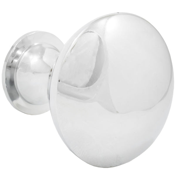 Perilla clásica para gabinete, 1-1/8 pulgadas, cromo pulido de Stone Harbor Hardware