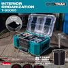 Makita 15.33 in. W X 6.38 in. H X 10.93 in. D Deep Organizer Teal