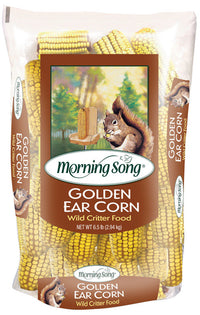 Morning Song Golden Ear Corn Wildlife Corn Squirrel and Critter Food 6.5 lb (Pack of 6)