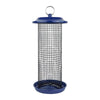 Cobalt Metal Mesh Mixed Seed And Peanut Feeder