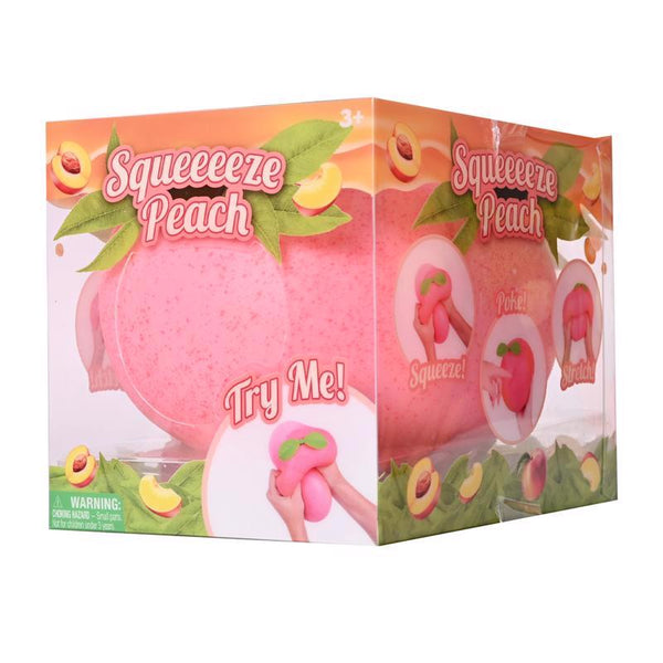 Toy Mendous Sunny Days Peach Squishy Toy (Pack of 4)
