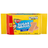 Keebler King Size Vanilla Sugar Wafers 4.4 oz Pouch (Pack of 9)