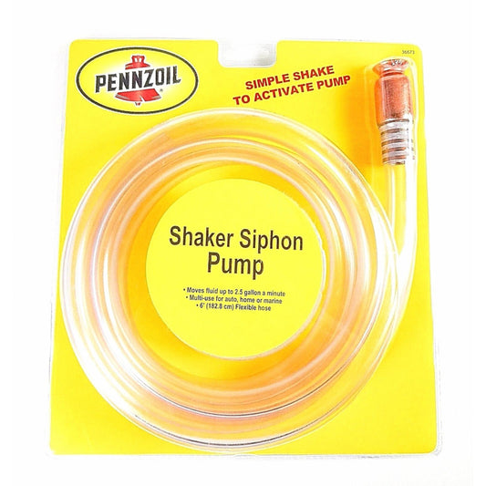 Pennzoil Hand Operated Plastic 72 in. Siphon Pump
