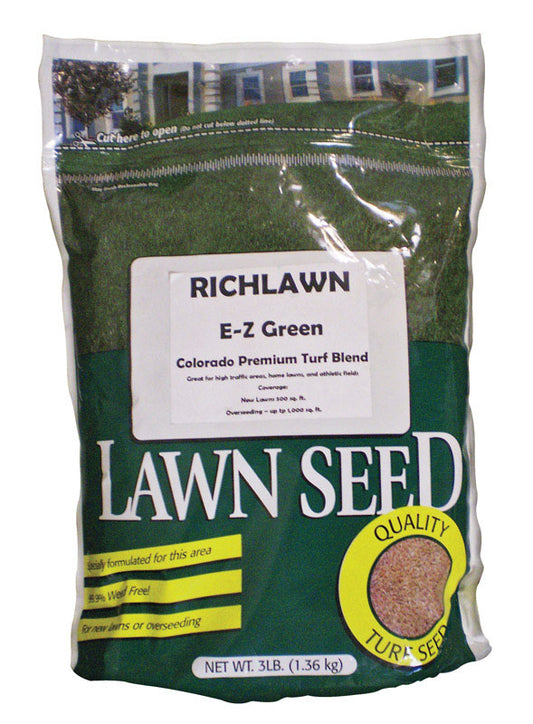 Richlawn E-Z Green Colorado Premium Sun & Shade Exposure Kentucky Blue Grass Seed 3 lbs.