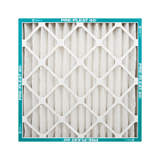 AAF Flanders 16 in. W x 25 in. H x 1 in. D Polyester Synthetic 8 MERV Pleated Air Filter (Pack of 12)