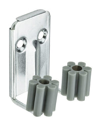 National Hardware 1.38 in. L Zinc-Plated Silver Steel Broom Double Hook 5 lb. cap. (Pack of 6)