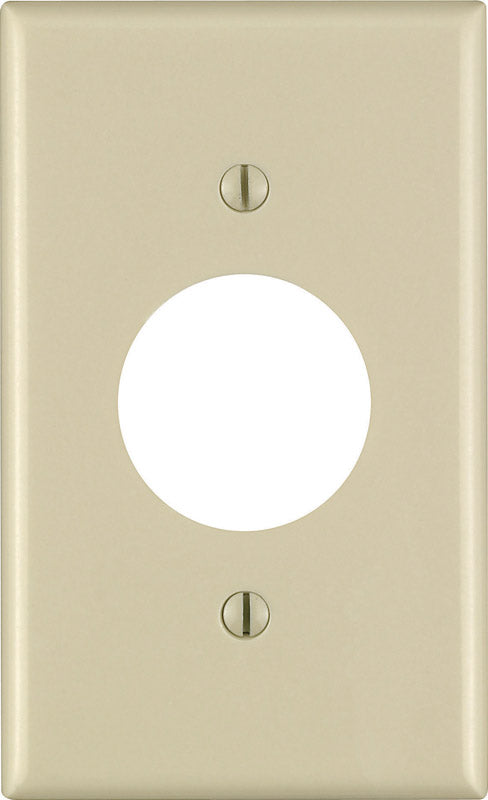 Leviton Ivory 1 gang Plastic Outlet Wall Plate 1 pk (Pack of 25)