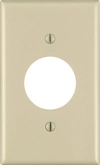 Leviton Ivory 1 gang Plastic Outlet Wall Plate 1 pk (Pack of 25)