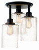 Globe Electric Annecy 15.4 in. H X 12.6 in. W X 12.6 in. L Oil Rubbed Bronze Ceiling Light