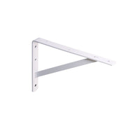 Knape & Vogt White Steel Bracket 16 In. L 600 Lb.