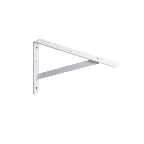 Knape & Vogt White Steel Bracket 16 In. L 600 Lb.