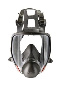 3M Construction Full Face Respirator Gray M 1 pc - Open Box
