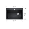 Diamond Super Single Dual Mount - Anthracite