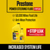 Prestone As-262Y 12 Oz Power Steering Fluid & Stop Leak  (Pack Of 12) - Deal of The Week