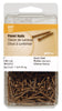 Hillman 1 in. L Panel Dark Oak Steel Nail Smooth Shank Flat (Pack of 3)