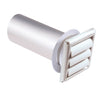 Deflect-O Jordan 12 in. L x 4 in. Dia. White Aluminum Dryer Vent Kit (Pack of 6)