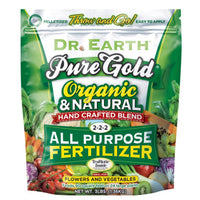 Dr. Earth Pure Gold Organic Fruits/Vegetables 2-2-2 Fertilizer 3 lb
