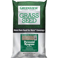 GreenView Fairway Formula Grass Seed Perennial Ryegrass Mix 20 lb No Coating High Coverage Lawn Seed Blend
