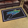 MLB - Tampa Bay Rays Retro Collection 4ft. x 6ft. Plush Area Rug - (1998 Tampa Ray Devil Rays)