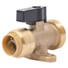 SharkBite 3/4 in. PTC X 1/2 in. MHT Brass Washing Machine Valve