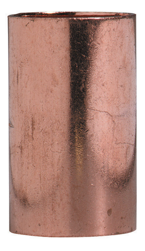 Nibco 1/2 in. Sweat X 1/2 in. D Sweat Copper Coupling with Stop 10 pk