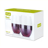 True Flexi Dine Out 8 oz. Clear Plastic Wine Glass