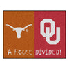 House Divided - Texas / Oklahoma House Divided Rug