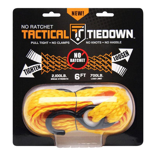 Tactical Tiedown 6 ft. L Yellow Tie Down 700 lb.