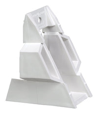 Plastmo Classic White Vinyl Half Round Gutter Wedge 4.5 W in.