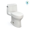 TOTO® UltraMax® II One-Piece Elongated 1.28 GPF Universal Height Toilet with CEFIONTECT and SS124 SoftClose Seat, WASHLET+ Ready, Colonial White - MS604124CEFG#11