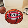 St. Cloud State University Basketball Rug - 27in. Diameter