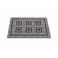 GrassWorx 18 in. W X 30 in. L Gray Six Panel Astroturf Door Mat