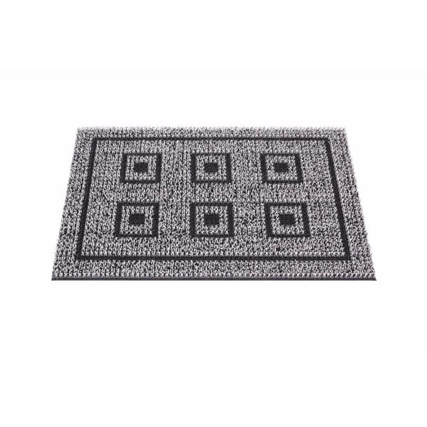 GrassWorx 18 in. W X 30 in. L Gray Six Panel Astroturf Door Mat