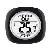 Taylor Black Plastic Hygrometer/Temperature/Time Digital Thermometer 3.94 L x 3.94 W x 4.75 Dia. in.