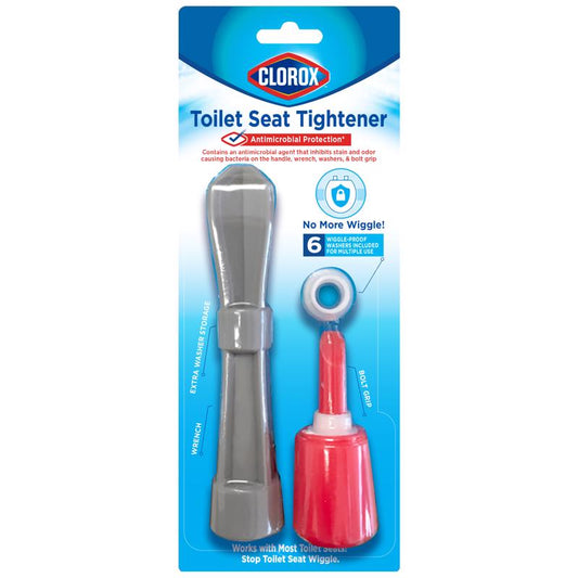 Ginsey All-In-One Toilet Tool Seat Tightening Kit with 6-Washers