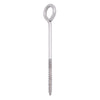 Hampton 1/4 in. x 5 in. L Stainless Steel Lag Thread Eyebolt Nut Included (Pack of 5)